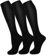 Solid Color Compression Stockings